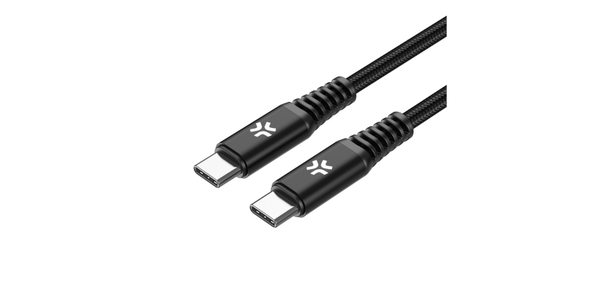 Celly USBCUSBC100WBK cable USB 2 m USB C 100 W Negro