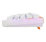 CHERRY K5 PRO TMR COMPACT clavier Gaming USB AZERTY Français Orange, Blanc