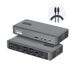 StarTech.com USB-C-Dockingstation für zwei Bildschirme, 4K 60Hz, HDMI oder DisplayPort, Laptop-Ladung 96W, Gigabit-Ethernet, Intelligente Universelle Dock für Windows und macOS