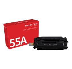 Toner Everyday™ _OEM_NAME_ Noir de Xerox compatible avec HP 55A (CE255A), Capacité standard