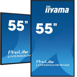 iiyama LH5560UHS-B1AG Écran d'affichage dynamique Carte A numérique 139,7 cm (55") LED Wifi 500 cd/m² 4K Ultra HD Noir Intégré dans le processeur Android 11 24/7