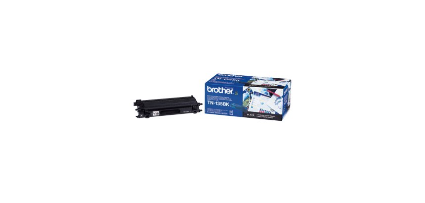 Brother TN-135BK - Cartouche de toner originale à haut rendement – Noir