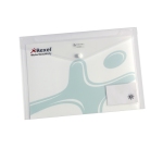 Rexel Buste con bottone A4 Ice portabigli da visita