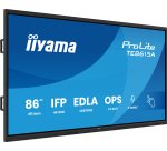 iiyama TE8615A-B1AG Écran d'affichage dynamique Écran plat interactif 2,17 m (85.6") Wifi 550 cd/m² 4K Ultra HD Noir Écran tactile Intégré dans le processeur Android