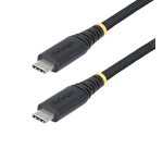 StarTech.com 10ft (3m) USB-C Charging Cable, Durable and Ultra-Flexible, 240W (5A) PD EPR, USB 2.0 Laptop Charger Cable, USB-IF Certified, Rugged USB-C Charging Cord