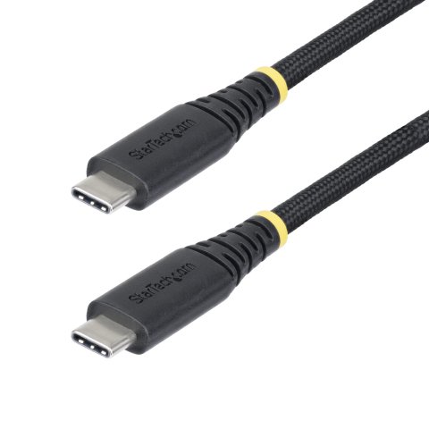 StarTech.com Cable de Carga USB-C de 3m - Cable Cargador USB Tipo C - PD EPR 240W 5A - Durable y Ultra Flexible - Cable Cargador USB 2.0 de Servicio Pesado - Certificado USB-IF