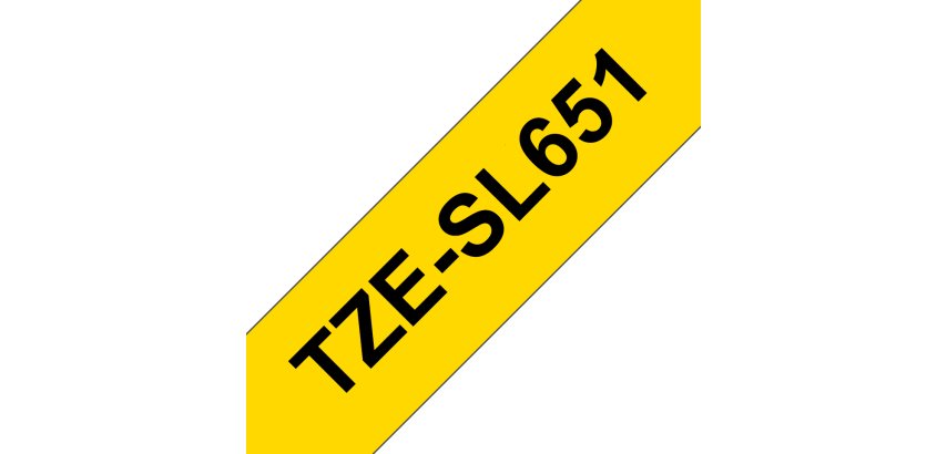 Brother TZE-SL651 nastro per etichettatrice Nero dorato