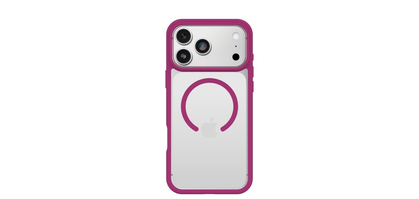 OtterBox React MagSafe Series pour Apple iPhone 17 Pro Max, Rose Crystal