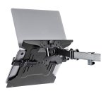 StarTech.com VESA Laptop Tray - Adjustable Monitor Arm Laptop Tray Secures Notebooks (4.5kg / 9.9lb) - 75x75 & 100x100 VESA Mount Holes - Ventilated - For Monitor Desk Mounts/Stands