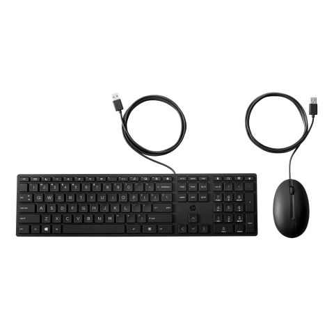 HP Teclado y ratón con cables Desktop 320MK