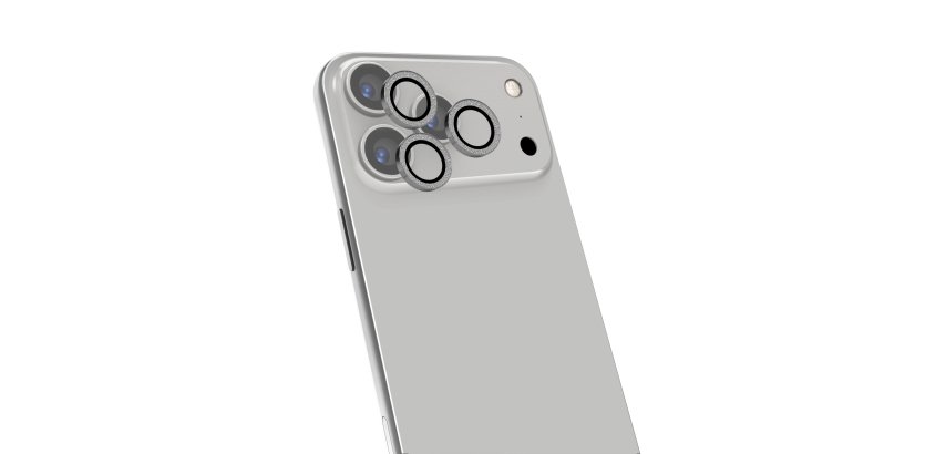 Celly COLGLICAM1152WH protezione per lo schermo e il retro dei telefoni cellulari Protezione per obiettivo della fotocamera Apple 3 pz