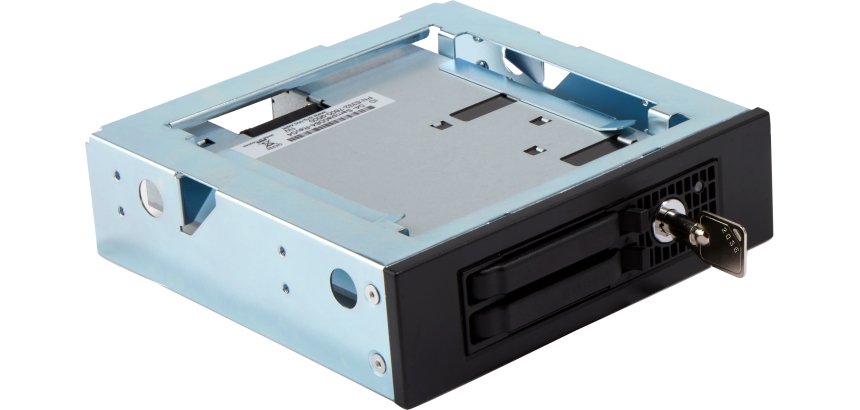 HP CRU QX328 5.25 in Front Removable Frame Enceinte ssd Acier inoxydable 5.25"