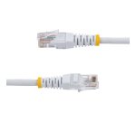 StarTech.com Cable de Red Ethernet 15m UTP Patch Cat5e Cat 5e RJ45 Moldeado - Blanco