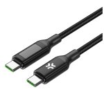 Celly USBCUSBC100WLED cable USB 2 m USB C 100 W Negro