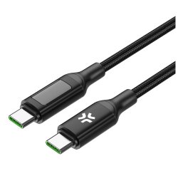 Celly USBCUSBC100WLED cable USB 2 m USB C 100 W Negro