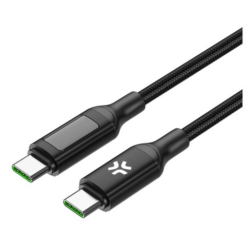 Celly USBCUSBC100WLED cable USB 2 m USB C 100 W Negro