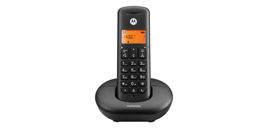 Motorola E201 Telefono DECT Identificatore di chiamata Nero