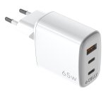 Celly UPTC1USB2USBC65 cargador de dispositivo móvil Smartphone, Tableta, Teléfono Blanco USB Interior