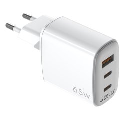 Celly UPTC1USB2USBC65 cargador de dispositivo móvil Smartphone, Tableta, Teléfono Blanco USB Interior