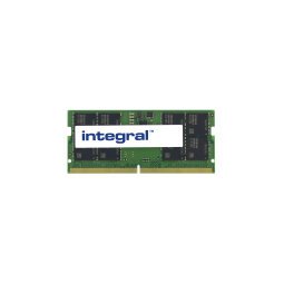 Integral 16GB LAPTOP RAM MODULE DDR5 5600MHZ PC5-44800 UNBUFFERED NON-ECC 1.1V 2GX8 CL46 module de mémoire 16 Go 1 x 16 Go