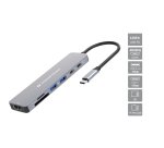 Conceptronic DONN28G Cablato USB 3.2 Gen 1 (3.1 Gen 1) Type-C Grigio
