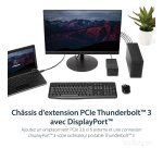 StarTech.com Chassis d’extension Thunderbolt 3 vers PCIe x16 avec sortie DisplayPort