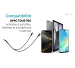 i-tec USB-C Cable Splitter Audio/Data + Power Delivery 100W