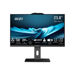 MSI Pro AP242P 14M-622IT All-in-One PC/workstation Intel® Core™ i7 i7-14700 60.5 cm (23.8") 1920 x 1080 pixels 16 GB DDR5-SDRAM 512 GB SSD Windows 11 Pro Wi-Fi 6E (802.11ax) Black