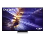 Samsung OLED AI TV 55" QE55S90FAEXZT 4K, Processore NQ4 AI Gen3, 4K AI Upscaling Pro, Schermo antiriflesso, OLED HDR, Dolby Atmos & OTS Lite, Laser Slim Design, Vision AI Smart TV, 2025