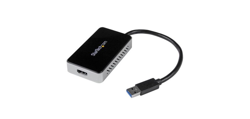 StarTech.com USB 3.0-naar-HDMI externe videokaart Multi Monitor-adapter met 1-poorts USB-hub - 1920x1200 / 1080p