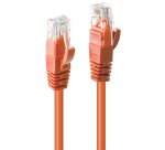 Lindy Câble réseau Orange Cat.6 U/UTP, 0.3m