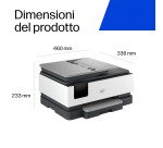 HP OfficeJet Pro 8125e Wireless All-in-One Colore Stampante, Instant Ink; Stampa fronte/retro
