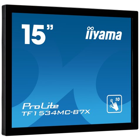 iiyama TF1534MC-B7X Moniteur de caisse 38,1 cm (15") 1024 x 768 pixels XGA Écran tactile