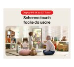 LG Swing 32U889SA Schermo Personale 32" 4K Touch, base con rotelle, webOS