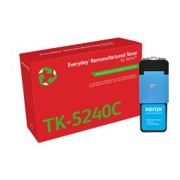 Remanufacturado Everyday Tóner Everyday™ Cian remanufacturado de Xerox es compatible con Kyocera TK-5240C, Capacidad estándar