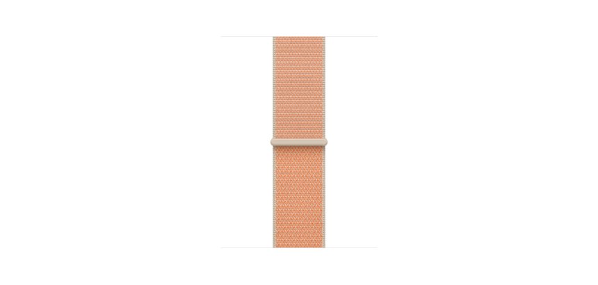 Apple MHYR4ZM/A Intelligentes Zubehör zum Tragen Band Orange Recyceltes Polyester, Recyceltes Nylon, Recyceltes Elastan