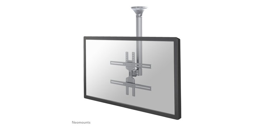 Neomounts FPMA-C400SILVER Support de plafond pour écran de 32-60" - h64-104 cm