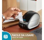 DYMO LabelWriter Etichette durevoli originali | 57mm x 32mm | Poliestere bianco | 800 etichette autoadesive | Alte prestazioni | Per stampanti di etichette LabelWriter