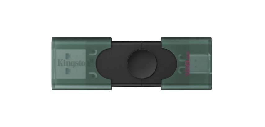 Kingston Technology DataTraveler 128GB USB-A + USB-C 3.2 Gen 1 DuoG2