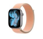 Apple MHYV4ZM/A accessoire intelligent à porter sur soi Bande Orange Polyester recyclé, Nylon recyclé, Recycled spandex