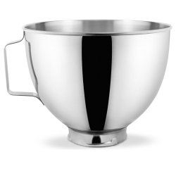 KITCHENAID Accessoire robot 5K45SBWH Bol acier 4.3L avec poignée