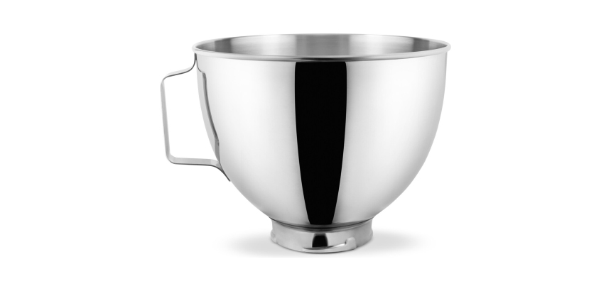 KITCHENAID Accessoire robot 5K45SBWH Bol acier 4.3L avec poignée