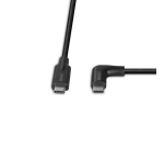 Lindy Câble USB 3.2 Type C de 0.5m, angle droit à 90°, 10Gbit/s, PD 60W