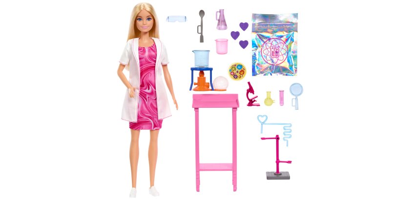 Barbie Scienziata Bambola Bionda