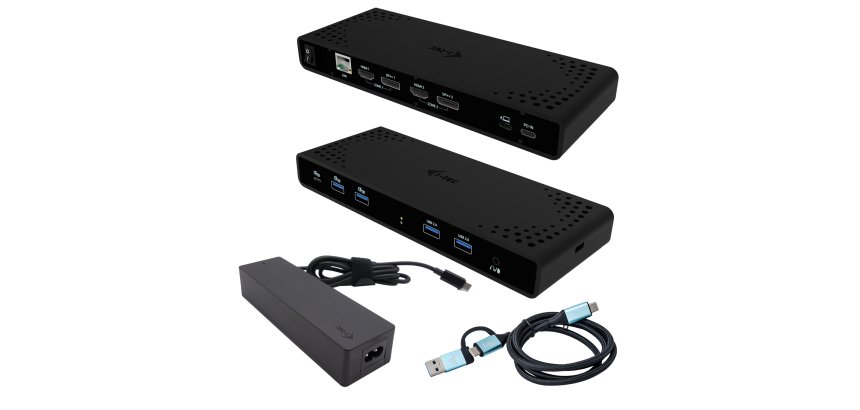 i-tec Universal Dual 4K Display Docking Station + Power Delivery 85W