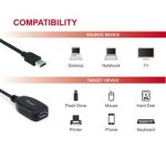 Equip 133347 cavo USB USB 3.2 Gen 1 (3.1 Gen 1) 10 m USB A 5 Gbit/s Nero
