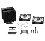 be quiet! PURE ROCK PRO 3 Black| Ventirad double tour, socket Intel et AMD, finition noire, ARGB