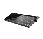 StarTech.com Étagère Rack 19 pouces 2U - Plateau Rackable Universel Ventilé - Étagère Baie de Brassage - Étagère Cantilever Rack 19" - Capacité 91kg - Rangement Rack Informatique - Profondeur 50cm (20"), Noir
