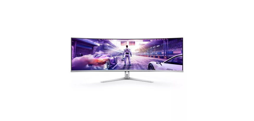 Philips Evnia 8000 49M2C8900L/00 computer monitor 124.2 cm (48.9") 5120 x 1440 pixels Dual QHD QD-OLED White
