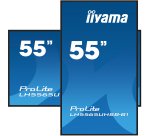 iiyama LH5565UHSB-B1 Écran d'affichage dynamique En forme de kiosk 138,7 cm (54.6") LED Wifi 800 cd/m² 4K Ultra HD Noir Intégré dans le processeur Android 11 24/7
